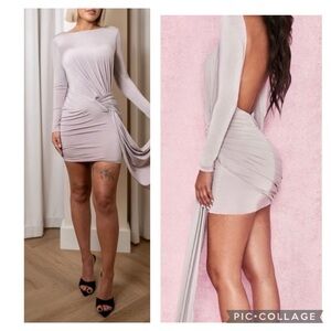 🎀 HOUSE OF CB LONDON small Sabrina dress mauve